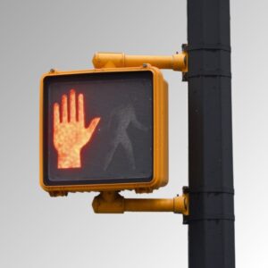 >LEOTEK DIL Series 16″ x 18″ Pedestrian Signal Module, Hand & Person Side by Side, 80-135Vac